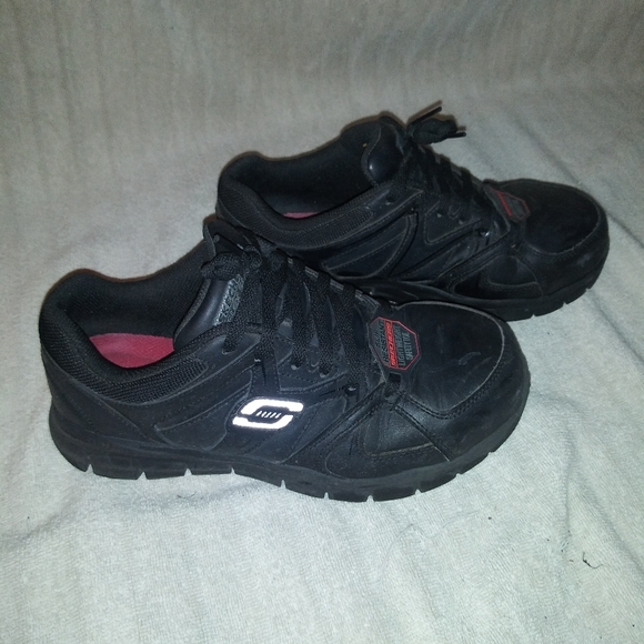 skechers flex sole work shoes